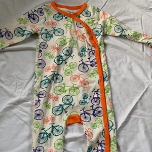 Cat & Dogma Adorable NWOT Bicycle Footie Pajamas